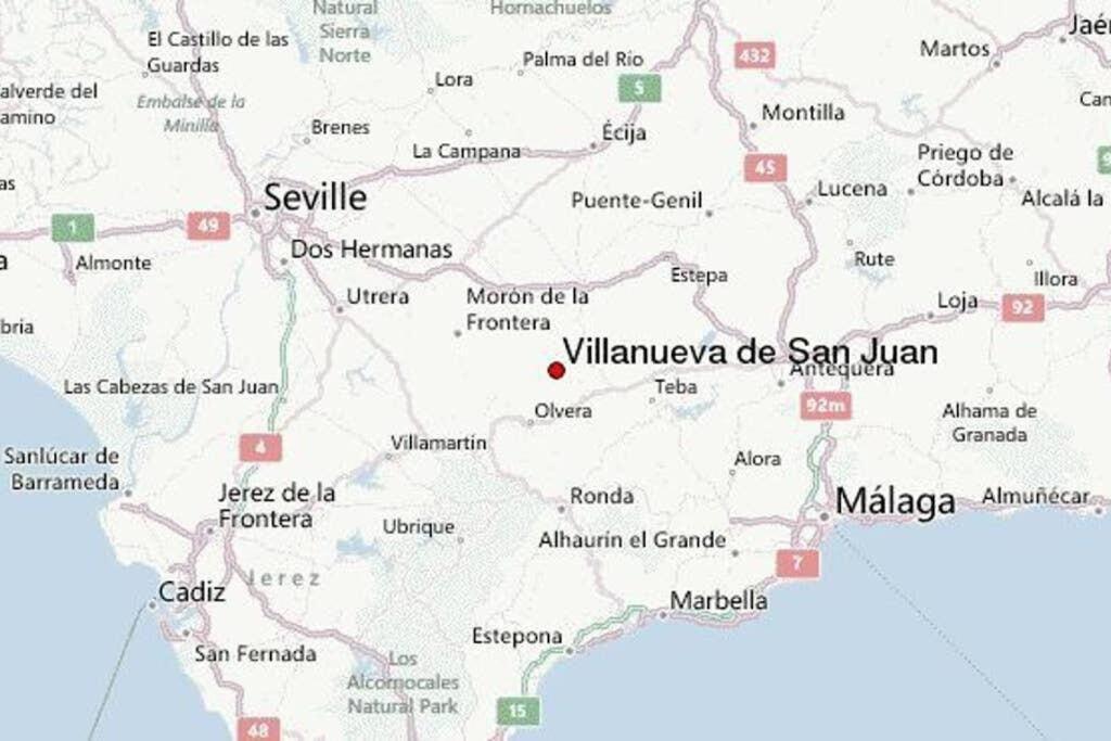 Casa Tipica De Pueblo Andaluz Villa Villanueva de San Juan Eksteriør bilde